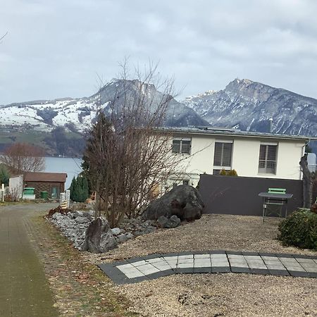 Oase Zum Sein Appartement Spiez Buitenkant foto