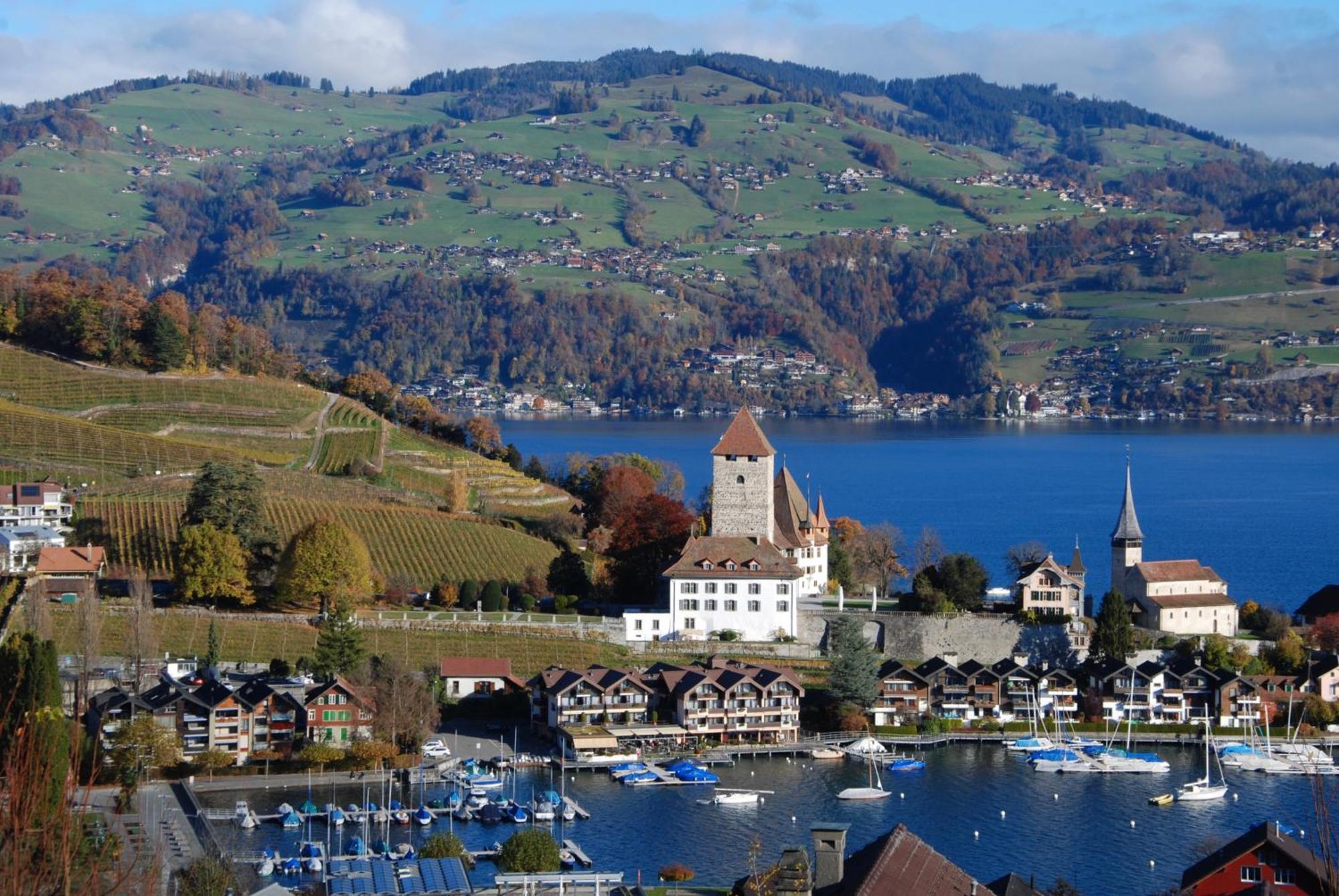 Oase Zum Sein Appartement Spiez Buitenkant foto